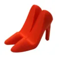 Red high heel silicone phone stand, creative mini lazy desk bracket for smartphone. - Default / Red