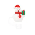 Weihnachten Schneemann Silikon Strohhalm Abdeckung 10mm Staubschutz Becher Zubehör - Schneemann