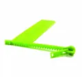 Creative neon green plastic zipper shape bookmark and book marker for student reading - Green