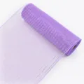 Purple metallic mesh ribbon roll for Easter wreaths, gift wrapping, and DIY craft decorations. - 26cm*10 Yards / Purple
