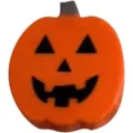 Halloween pumpkin door knob cover, orange jack-o-lantern cabinet drawer handle decoration. - Pumpkin / 5 Pieces Per Pack