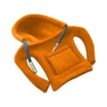 Mini sudadera con capucha naranja para pomo de cambio de marchas funda divertida - Naranja