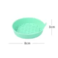 Sottobicchiere auto in silicone antiscivolo tappetino isolamento termico porta tazza - Verde menta