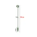 Green plastic plant support stake for orchids and potted flowers with height sizing. - 58cm Bracket