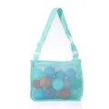 Παιδική τσάντα παραλίας με δίχτυ αποθήκευσης παιχνιδιών και κοχυλιών - Enischymeno Dichty 25*20*8cm / Ανοιχτό Πράσινο