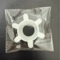 Keuken flessenopener vervangend onderdeel wit 6-bladige kunststof tandwiel gadget - Wit