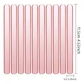 Transparent pink acrylic popsicle sticks reusable DIY ice cream candy sticks set of 10 - Rose Gold