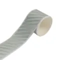 3cm cinta reflectante de transferencia térmica decorativa plateada DIY para ropa - Línea Diagonal 3.5cm