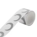 Rollo de pegatinas reflectantes plateadas de luna transferencia térmica DIY cinta de tela - Luna