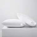 Oreiller d'hôtel blanc confortable coussin de lit moelleux doux variante pour chambre - Oreiller en microfibre d'hôtel étoilé sommeil profond - Oreiller bas 950g / Pièce