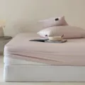 Rosa Tencel Spannbetttuch kühlend Sommer Bettbezug glatter Matratzenschoner Luxus Bettwäsche. - Spannbettlaken 120x200 cm, Höhe 25 cm / Scacchi-Rosa