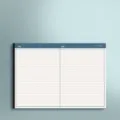 Bloc de Notas Rayado B5 173x250mm 20 Hojas Cuaderno Azul Papeleria para Escritura Estudiante - B5 / Líneas Azules (40 Páginas)