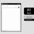 Bloc de notas B5 en blanco 50 hojas arrancables cuaderno de estudiante bloc de escritura minimalista - B5 / Blanco Grande Blanco (100 Páginas)