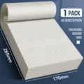 B5 Grid Notepad Thickened Double-Sided Scratch Paper 40 Sheets Student Stationery - Checkered Style / B5 (40 Sheets/Double-Sided)