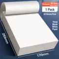 Thick B5 blank notepad, premium white paper drafting notebook for students and school work. - Blank Style / B5 (40 Sheets/Thickened)