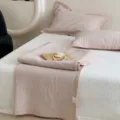Set Kouverta Piké Vamvakeró Gia Olo To Chrono Plenómeno Gia Domatio Ypnou Omorfo - Σετ 3 Τεμαχίων 230x250cm / Μοτίβο πλέγματος ρυζιού - καφέ