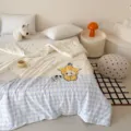 Washed cotton cute cartoon patch summer air conditioning quilt bedroom bedding blanket - Star Baby