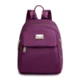 Dames mini nylon rugzak casual anti-diefstal schooltas paars modieuze reistas - Fuchsia