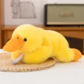 Lindo juguete de peluche de pato amarillo, suave cojín de peluche para niños. - Pato Amarillo