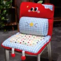 Süßes Cartoon Apfel Kissen Plüsch Stuhlkissen Sitzkissen für Auto Büro Stuhl bequem - Roter Apfel / Gesamtlänge 110cm