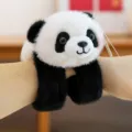 Cute panda slap bracelet plush toy, soft animal wristband, fun novelty gift for kids. - Slap Bracelet / 26cm / Black Panda