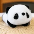 Cute plush panda doll toy soft stuffed animal companion for desktop decoration and hand rest. - Giant Panda