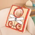 Cuscino di peluche novità divertente forma di gogna, comodo cuscino sedia ufficio, regalo. - Colore Chiaro