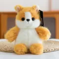 Cute fluffy plush toy soft stuffed cat doll lovely animal figure desktop decoration gift - Corgi (With Sound)