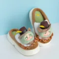 Pantofole in peluche morbide invernali calde scarpe casa comode design bambola carina coppia - Cacciatore
