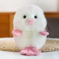 Cute fluffy round plush duck toy soft stuffed animal lovely desktop doll ornament gift - Pufferfish (With Sound)