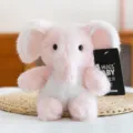 Cute pink plush elephant stuffed toy soft animal doll for kids birthday gift baby room decor - Elephant (With Sound)