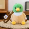 Plush duck plushie keychain, green head mallard duck bag pendant toy gift - Mallard Duck Pocket Plush