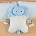Simpatico cuscino di peluche elefante blu, morbida bambola di peluche per bambini e ragazze. - Elefante