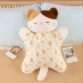 Simpatico cuscino in peluche di gatto, morbido animale di peluche, comodo cuscino da letto - Gatto