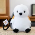 Cute plush bird pendant fluffy sparrow doll keychain bag accessory lovely toy gift item - Long-Tailed Tit Mini Plush
