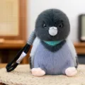 Cute pigeon plush toy keychain, fluffy bird doll pendant for bags and car keys, soft grey toy. - Grey Pigeon Mini Plush