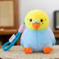 Cute plush bird keychain stuffed animal pendant bag charm for cute backpack gift - Budgie Mini Plush