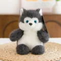 Lindo juguete de peluche esponjoso animal tierno muñeco compañero de escritorio regalo - Husky / 15 cm (alta calidad oficial)