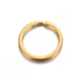 Gouden roestvrijstalen platte sleutelring voor DIY handwerk duurzame metalen lus. - 25mm / Goud