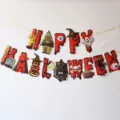 Halloween paper banner party decoration spooky hanging garland flags for festival celebration. - Red Halloween