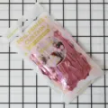 Pink foil fringe curtain for party decoration, shiny metallic tinsel door backdrop. - 2x1m / Pink