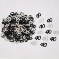 Bellissimi coriandoli numero 40 nero e argento per decorare la festa di compleanno. - Paillettes nero e argento 40 / 10.00g