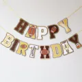 Football happy birthday party banner hanging decoration sports theme party supplies - Rugby Banner