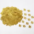 Coriandoli dorati numero 16 per decorazione tavola festa di compleanno e festeggiamenti - Paillettes dorate 16 / 10.00g