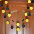 Guirlande De Papier Circulaire Pailletée Cousue De 2M Pour Fête Anniversaire Décoration - 2m / Guirlande à cercles or brillant et noir