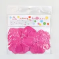 Pink heart paper garland for party decorations, hanging banner for wedding and birthday events. - 4m Heart Garland - Rose Red