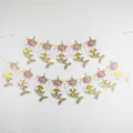 Unicorn birthday banner paper party hanging garland caticorn decoration supplies set - Chubby Head Unicorn