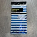 Blauwe en witte gestreepte herbruikbare tafelkleed, plastic tafelbedekking 54x72 inch feest. - Blauw gestreept folie tafelkleed 137*183 cm