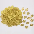 Coriandoli numero 60 dorati per decorazione tavola festa di compleanno paillettes. - Paillettes dorate 60 / 10.00g