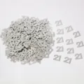 Coriandoli numero 21 argento metallico spargimento per festa di compleanno celebrazione - Paillettes argentate 21 / 10.00g